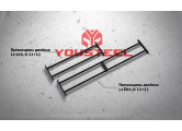 Перекладина двойная YouSteel длина 1800мм, D32/32мм