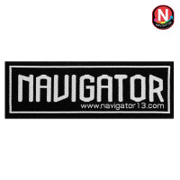 Нашивка Navigator Pro 96х35мм самоклеющаяся черная