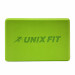 Блок для йоги и фитнеса 23х15х7см UnixFitt YBU200GGN зеленый 75_75