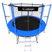 Батут i-Jump Classic 12FT 366 см с нижней сетью и лестницей синий 75_75