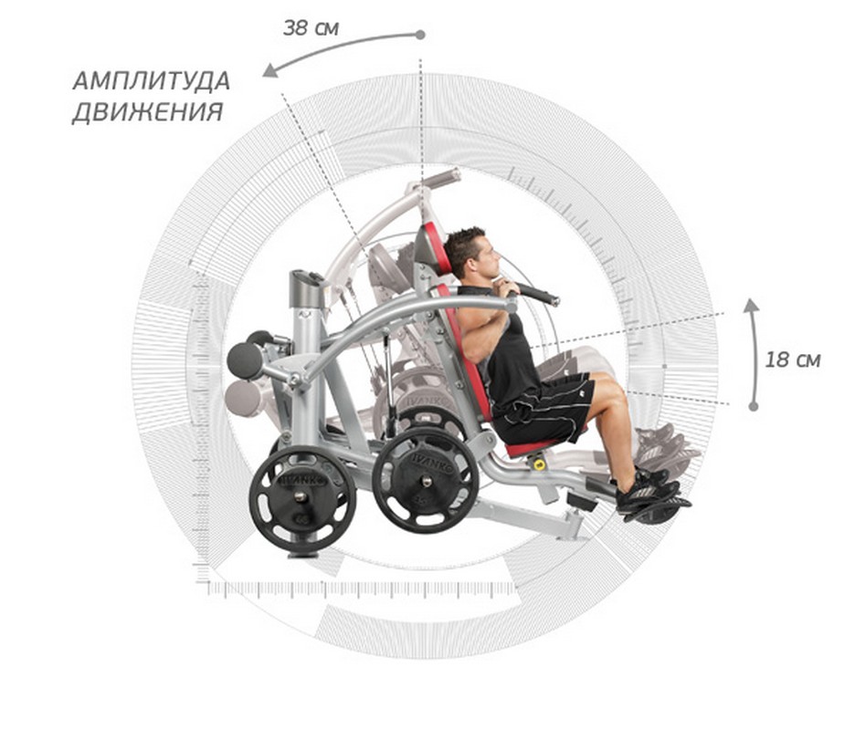 Жим от плеч Hoist RPL-5501 936_800