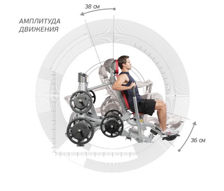 Жим от груди с обратным наклоном Hoist RPL-5305 936_800