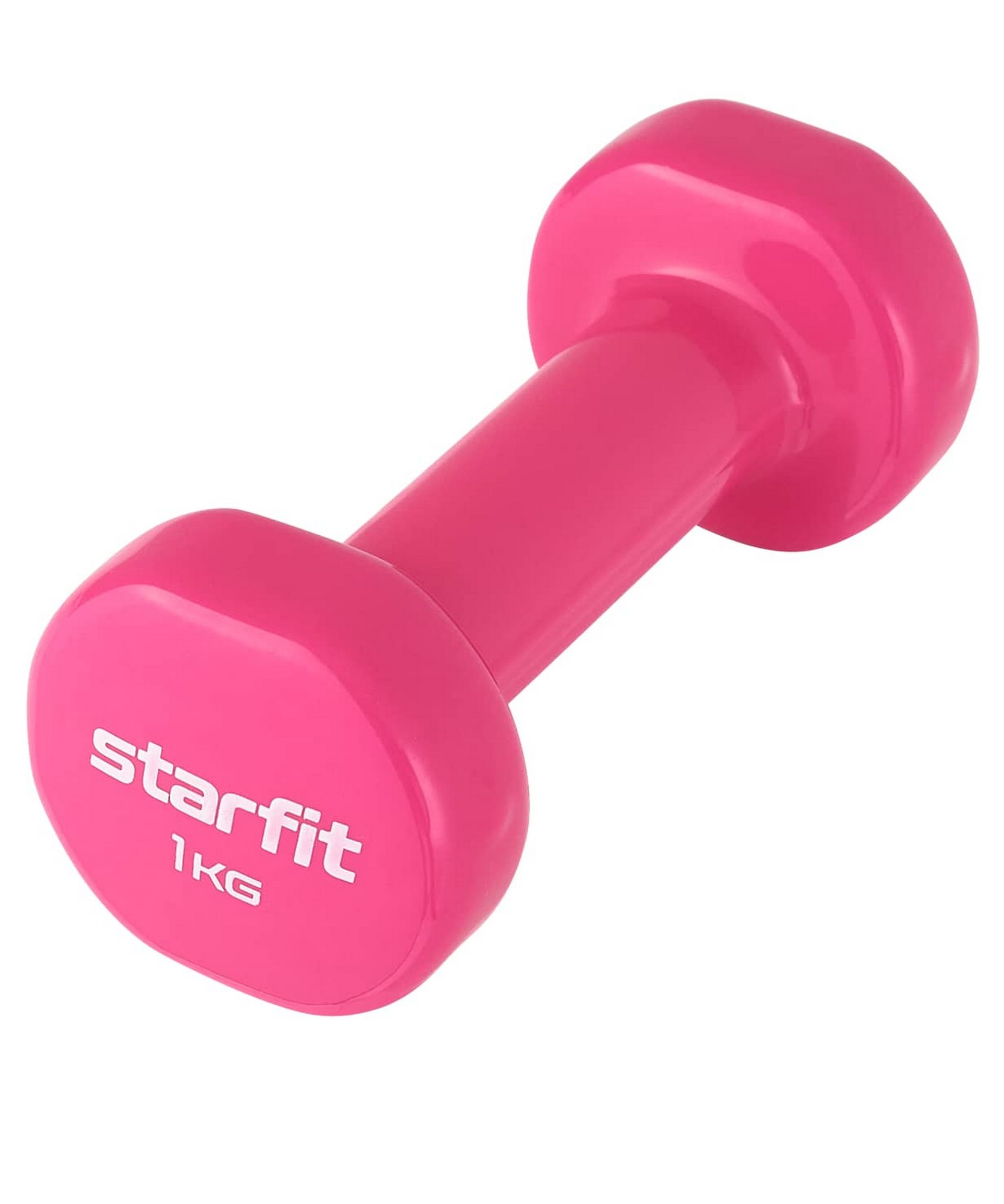 Гантель виниловая 1 кг Star Fit DB-101 розовый 1667_2000