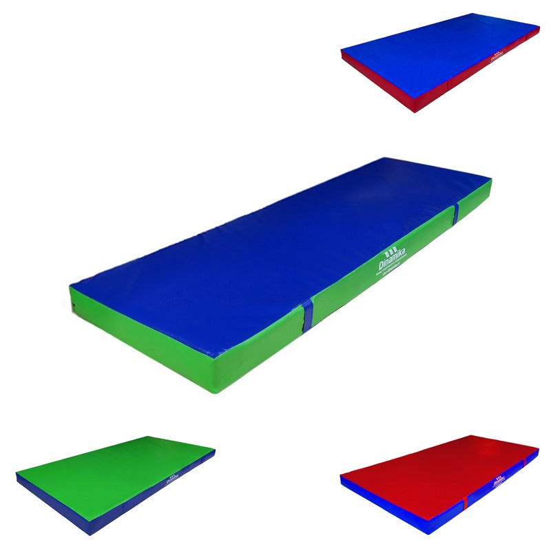 Мат гимнастический 200х50х10см винилискожа (холлослеп/холлофайбер) Dinamika ZSO-000124 800_800