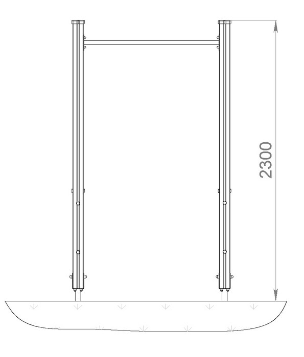 Турник Start Line 8000 595_700