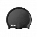 Шапочка для плавания Atemi silicone cap Deep black TSC1BK черный 120_120