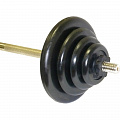 Штанга тренировочная 75,5 кг MB Barbell черный 120_120