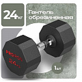 Гантель обрезиненная 24кг PROIRON Г1240ОБР 120_120